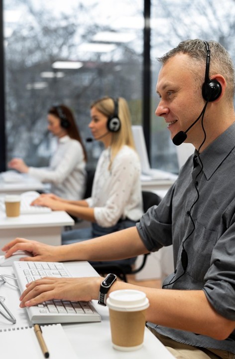 Enquêteur téléphonique B2B en entretien qualitatif