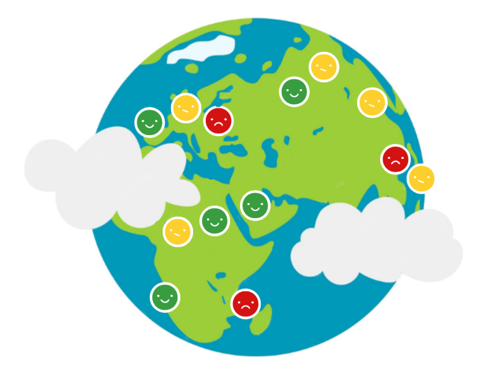 Notre planète de la satisfaction client pour notre article sur les approches internationales