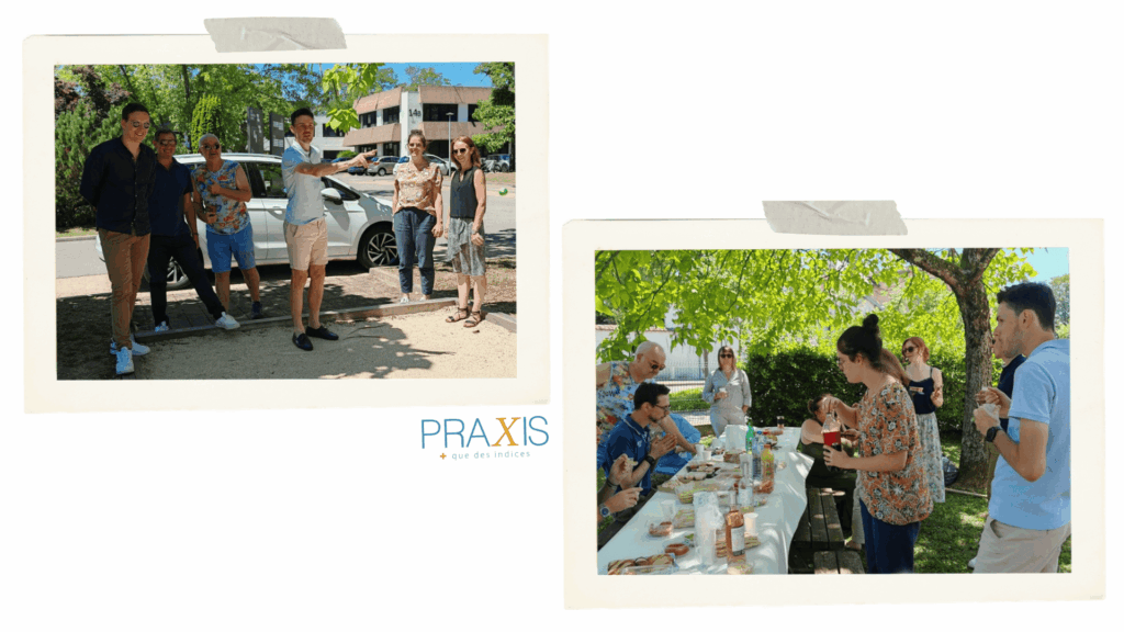 L'équipe Praxis en Team-building
